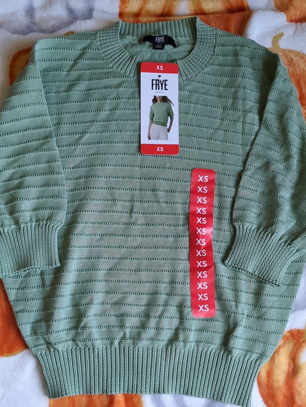 NWT Frye Short Sleeve Sweater Size XS